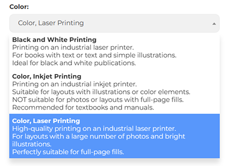 How to prepare pages for printing format, number of pages