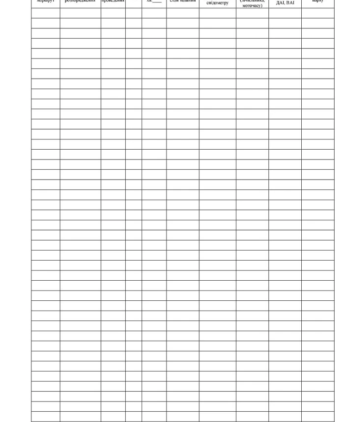 Registration log of leaving and returning to the car park | PrintTo: