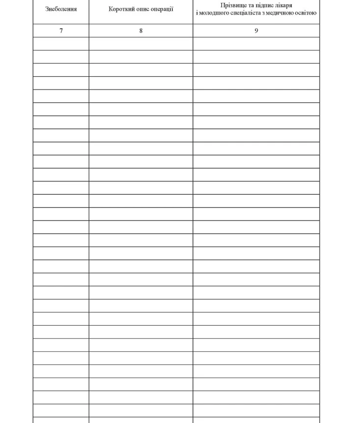 Record log of outpatient operations | PrintTo: