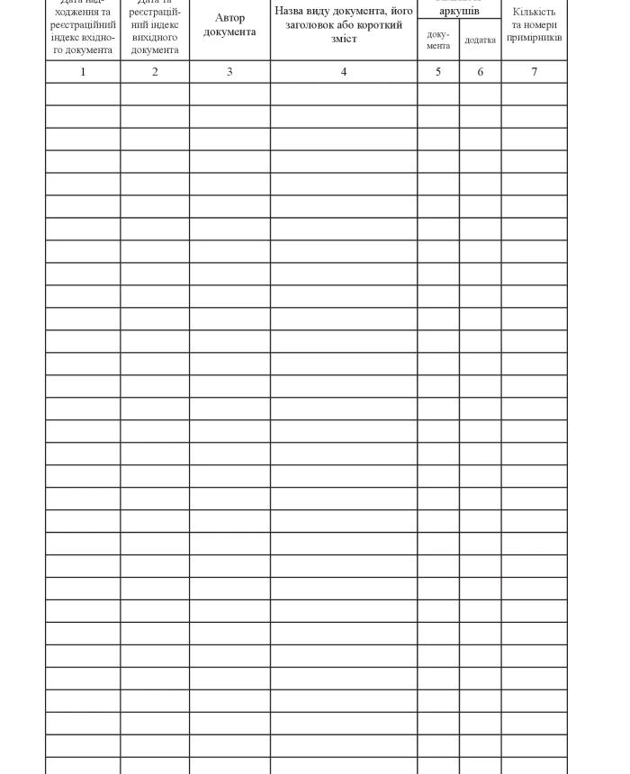 Journal of registration of incoming documents marked "For official use" | PrintTo: