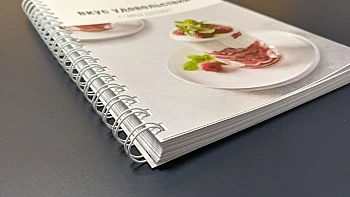 Наша робота: Друк блокнота рецептів страв, кулінарних замовити на printto.ua | Printto: