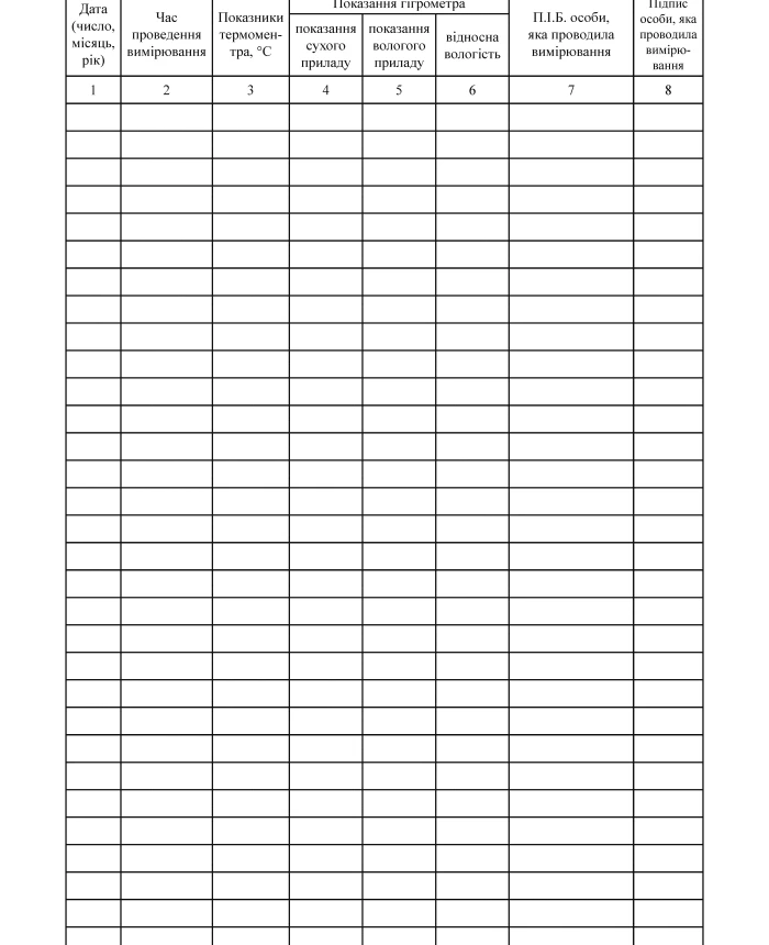 Logbook of temperature and relative humidity in the premises | PrintTo: Logbook of temperature and relative humidity in the premises | PrintTo: