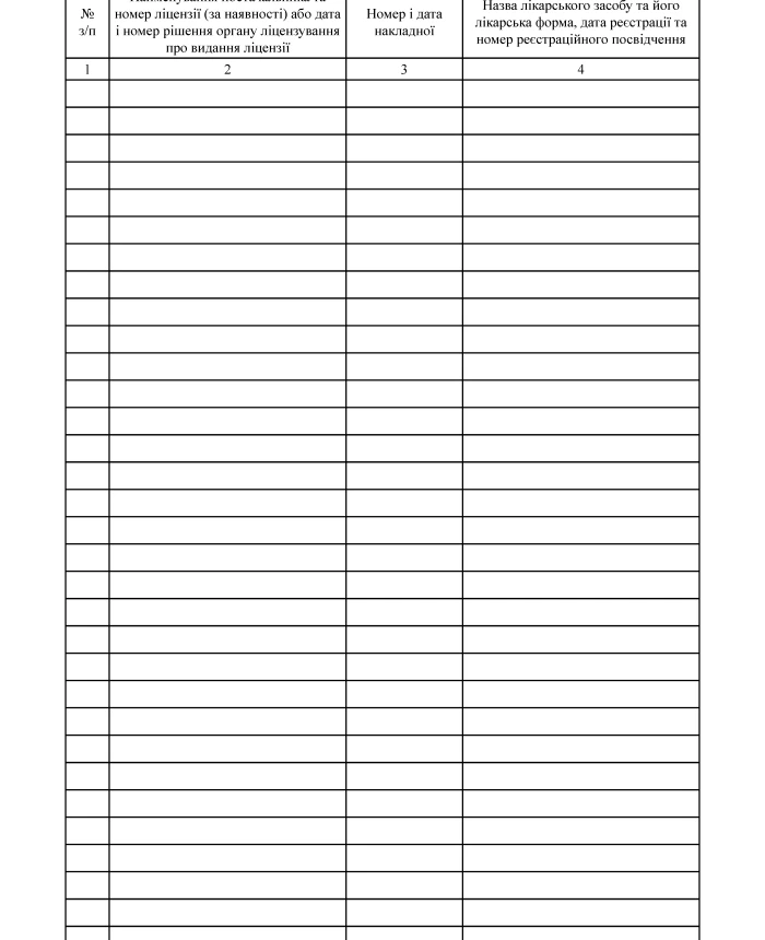 Register of medicines received at the medical and preventive institution | PrintTo: Register of medicines received at the medical and preventive institution | PrintTo:
