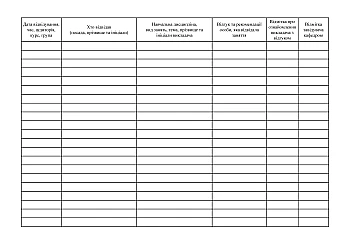 Journal of control and mutual visits to classes | PrintTo: Журнал контрольных и взаимных посещений занятий на Printto.ua