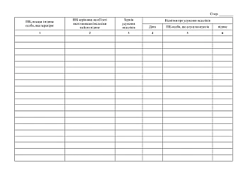 Journal of the degree of operational control over the state of labor protection | PrintTo: Журнал степени оперативного контроля за состоянием охраны труда на Printto.ua
