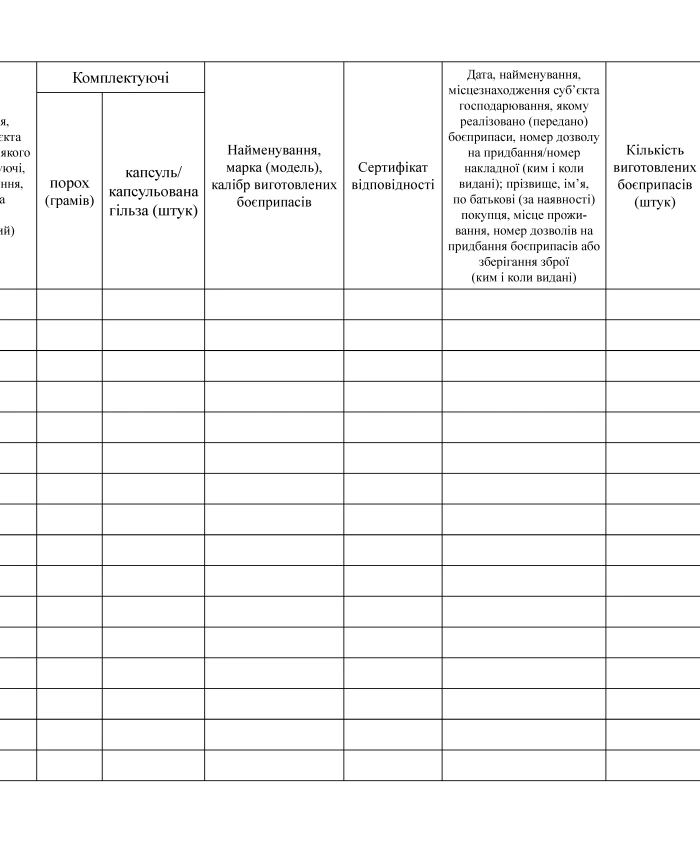 Record book of manufactured ammunition | PrintTo: Record book of manufactured ammunition | PrintTo: