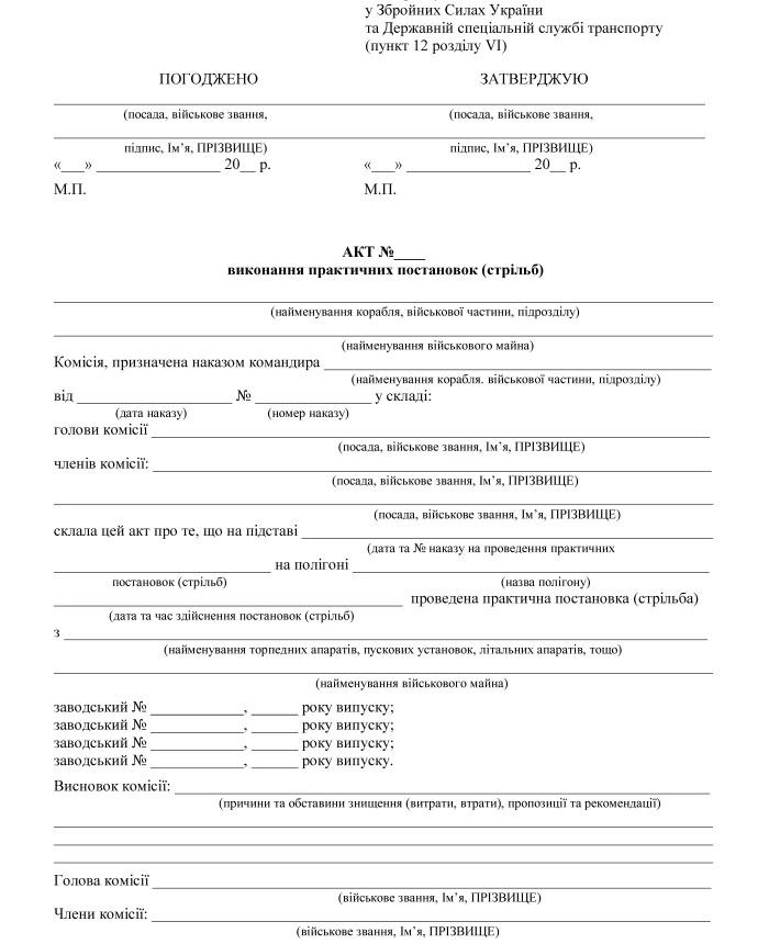 Act of performing practical performances (shootings) | PrintTo: