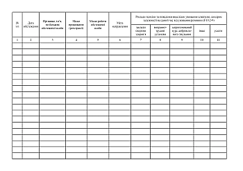 Registration log of those examined by a specialized medical commission на Printto.ua