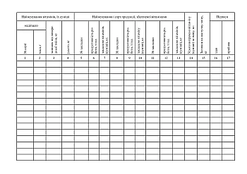 Journal of recording the introduction of vitamins into products | PrintTo: Журнал обліку введення вітамінів у продукцію на Printto.ua