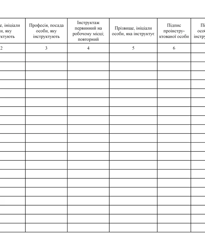 Logbook of workplace briefing on radiation safety for category A personnel | PrintTo: