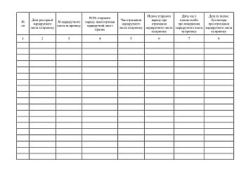 Journal of registration of route sheets and instructions | PrintTo: Журнал реєстрації маршрутних листів і приписів на Printto.ua