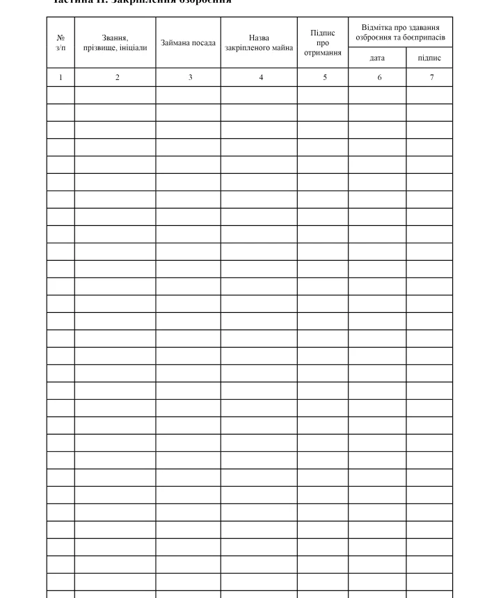 Weapons accounting and recording book | PrintTo: Weapons accounting and recording book | PrintTo: