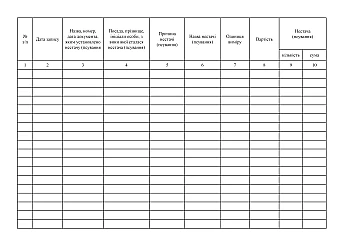 Book of accounting for shortages (spoilage) of weapons на Printto.ua