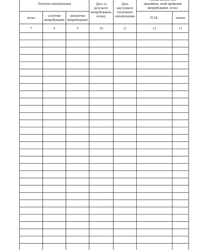 Logbook of accounting and inspection of rigging equipment, mechanisms and devices | PrintTo: