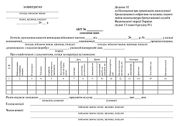 Tire write-off certificate на Printto.ua