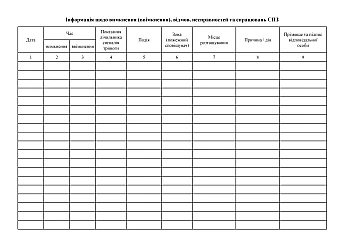 Operating log | PrintTo: Експлуатаційний журнал на Printto.ua