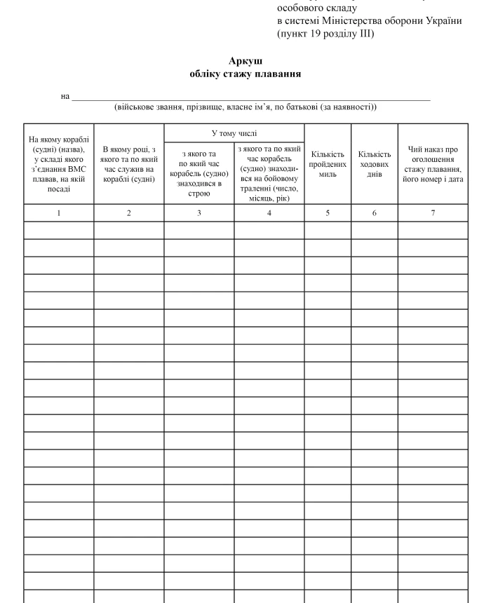Sailing experience record sheet | PrintTo: