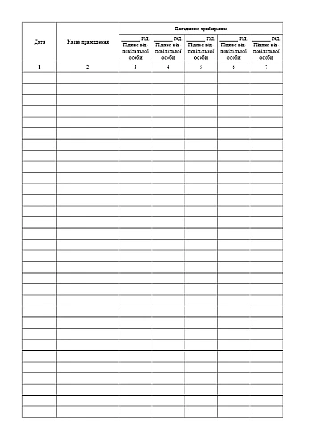 Hourly cleaning log на Printto.ua