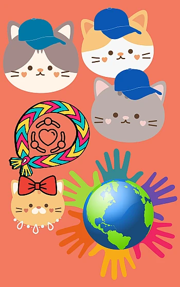A very happy book about cats Mike and Sandra | PrintTo: A very happy book about cats Mike and Sandra на Printto.ua