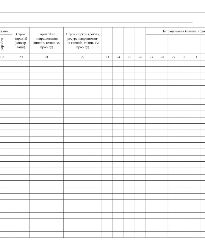 Book of accounting of weapons and equipment by numbers and technical condition | PrintTo:
