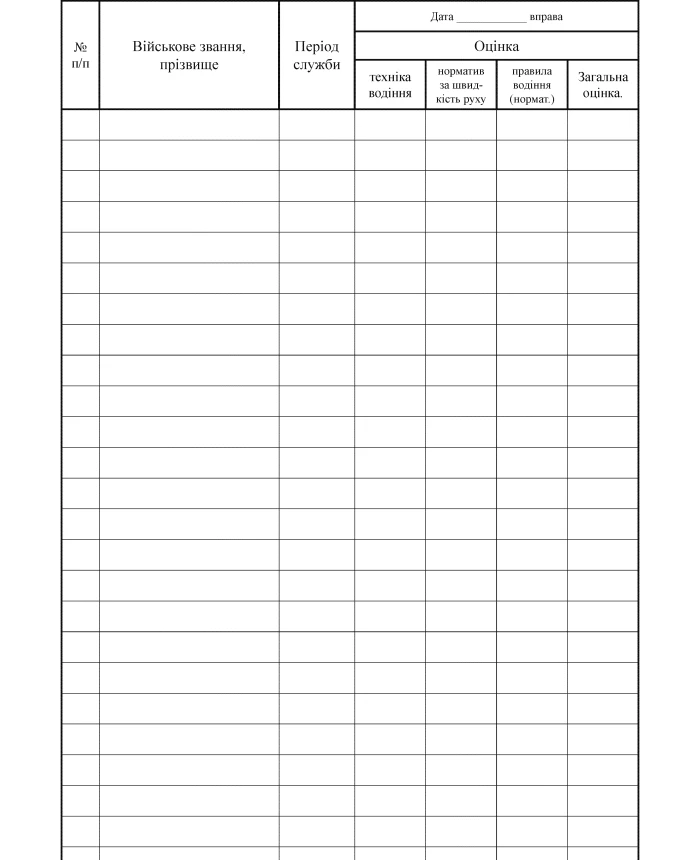 Record log of combat training of the platoon | PrintTo: