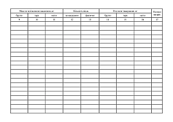 Journal of registration of weighing on wagon scales of incoming or outgoing goods на Printto.ua