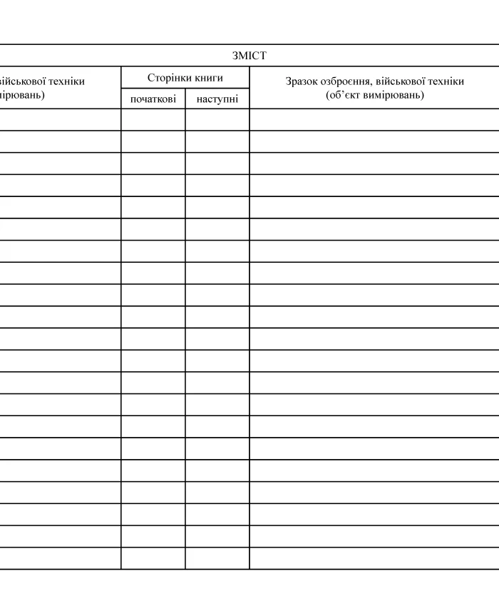 Book of accounting for the technical condition of calibration, verification and repair of military measuring equipment | PrintTo: