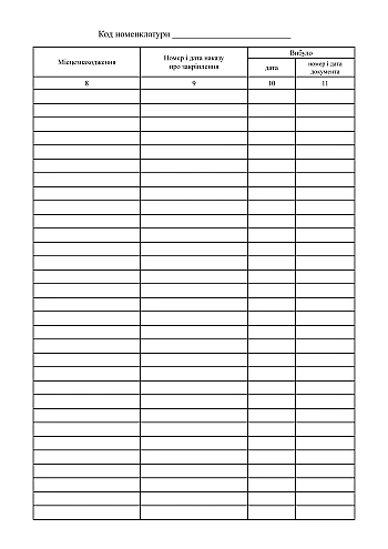 Book of registration by numbers and fixing of weapons of military equipment and other military property | PrintTo: Книга обліку за номерами і закріплення озброєння військової техніки та іншого військового майна на Printto.ua
