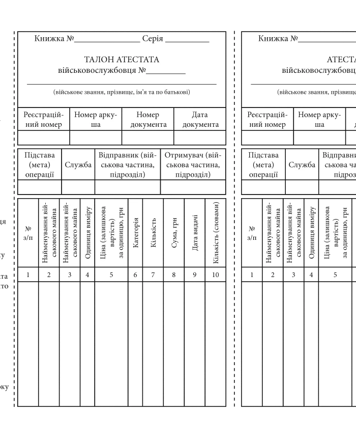 Book of military servicemen's certificates | PrintTo: