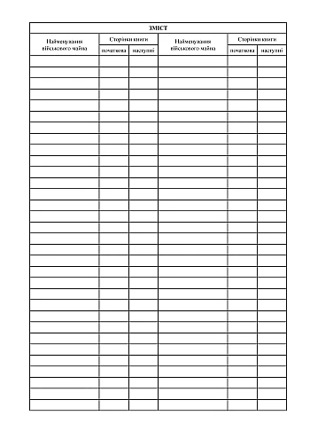 Record book for the repair of military equipment and other military property | PrintTo: Книга учета выполнения ремонта вооружения военной техники и иного военного имущества на Printto.ua
