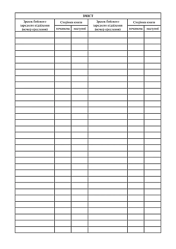 Accounting book of combat charging stations by numbers in the storage | PrintTo: Accounting book of combat charging stations by numbers in the storage на Printto.ua