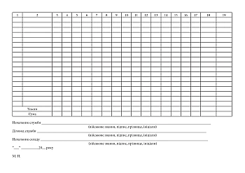 Distributing (dispensing) list. Tear-off forms. | PrintTo: Роздавальна (здавальна) відомість. Відривні бланки. на Printto.ua