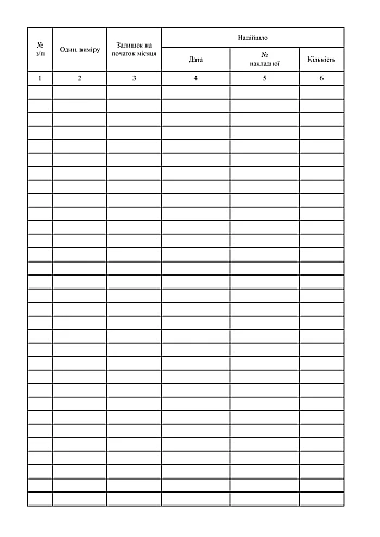 Logbook for recording medicines and medical devices received and used by departments | PrintTo: Logbook for recording medicines and medical devices received and used by departments на Printto.ua