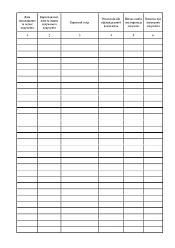 Incoming Documents Register, Order 1059 | PrintTo: Журнал реєстрації вхідних документів, наказ 1059 на Printto.ua