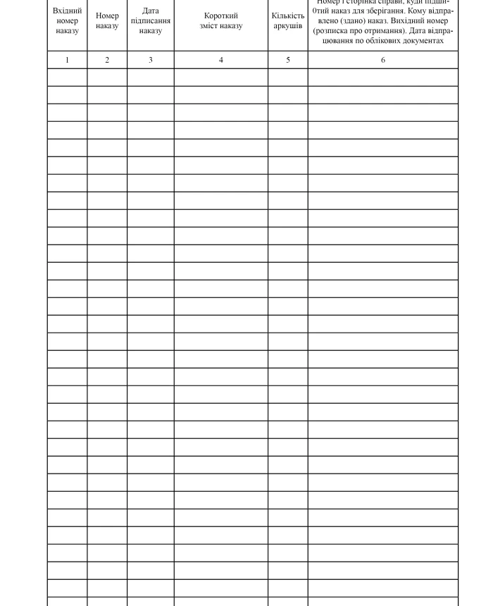 Book of accounting for personnel orders | PrintTo: Book of accounting for personnel orders | PrintTo: