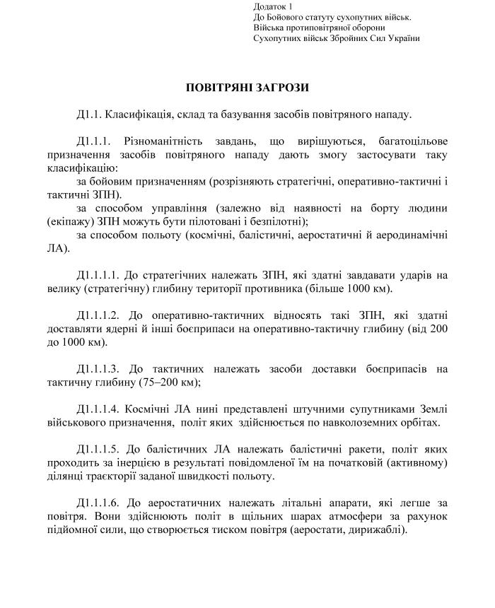 Combat regulations of the ground forces "Air Defense Troops of the Ground Forces of the Armed Forces of Ukraine" | PrintTo: Combat regulations of the ground forces "Air Defense Troops of the Ground Forces of the Armed Forces of Ukraine" | PrintTo: