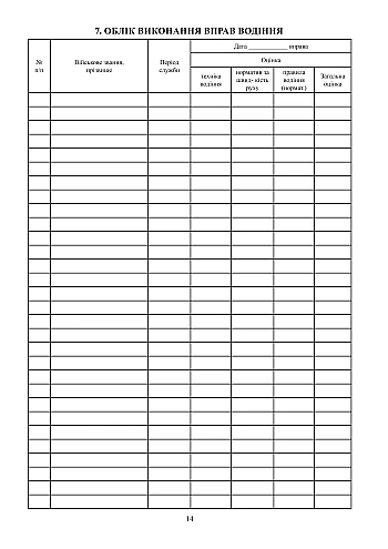 Platoon Combat Training Log, A4 | PrintTo: Журнал обліку бойової підготовки взводу, А4 на Printto.ua