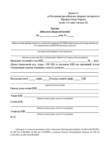 Order 402 + Attachments. On the approval of the Regulation on military medical examination in the Armed Forces of Ukraine | PrintTo: Order 402 + Attachments. On the approval of the Regulation on military medical examination in the Armed Forces of Ukraine на Printto.ua