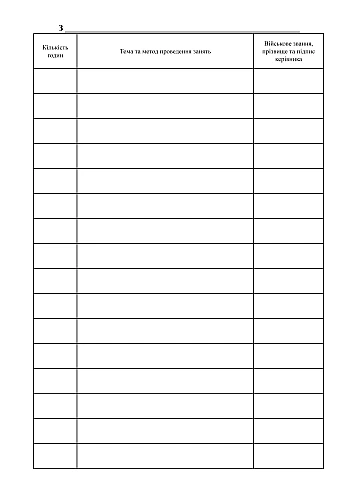 Logbook of combat training of the company на Printto.ua