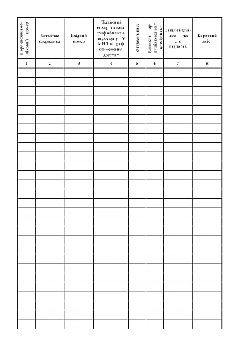 Journal of delivery of incoming cipher telegrams | PrintTo: Journal of delivery of incoming cipher telegrams на Printto.ua