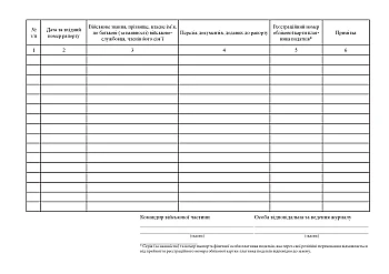 Record book of servicemen and members of their families who receive monetary compensation for their subletting (hire) of residential premises | PrintTo: Журнал учета военнослужащих и членов их семей, получающих денежную компенсацию по поднаему (наему) ими жилых помещений на Printto.ua