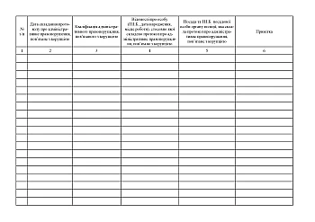 Journal of registration and accounting of protocols on administrative offenses related to corruption | PrintTo: Журнал регистрации и учета протоколов об административных правонарушениях, связанных с коррупцией на Printto.ua