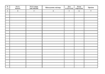 Logbook of referrals for inpatient treatment на Printto.ua