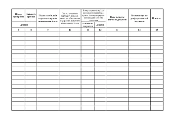 Journal of accounting of incoming documents (form 50) | PrintTo: Журнал обліку вхідних документів (форма 50) на Printto.ua