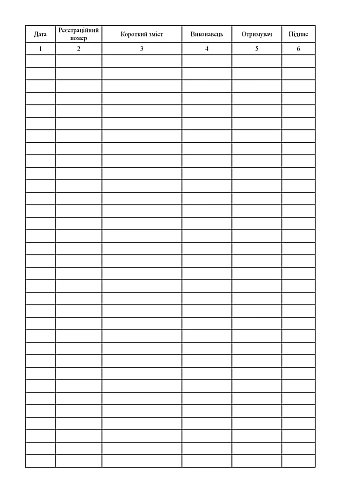 Journal of registration of combat orders | PrintTo: Журнал реєстрації бойових розпоряджень на Printto.ua