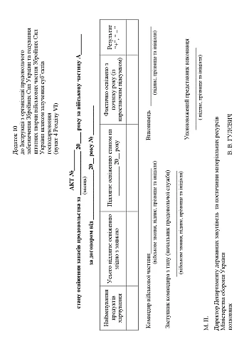 Order 62 + Appendices. On the approval of the Instructions on the organization of food supply of the Armed Forces of Ukraine and feeding of staff animals of the military units of the Armed Forces of Ukraine through the involvement of business entities | PrintTo: Order 62 + Appendices. On the approval of the Instructions on the organization of food supply of the Armed Forces of Ukraine and feeding of staff animals of the military units of the Armed Forces of Ukraine through the involvement of business entities на Printto.ua