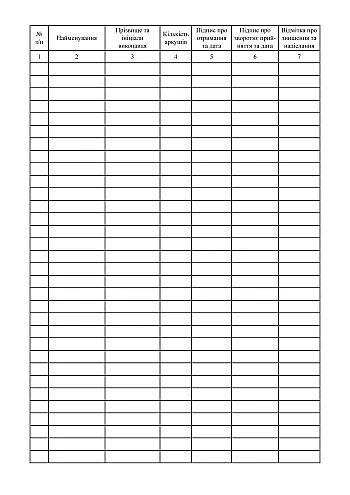 Accounting book of workbooks | PrintTo: Книга обліку робочих зошитів на Printto.ua