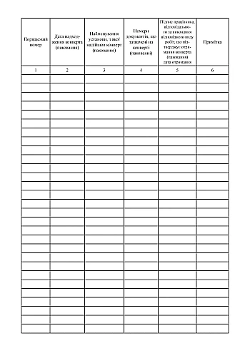 Accounting journal of envelopes (packages) with the stamp "For official use" | PrintTo: Журнал учета конвертов (упаковок) с грифом "Для служебного пользования" ЗСУ на Printto.ua