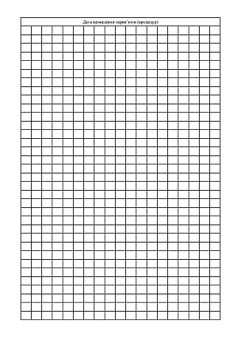 Dressing record book (procedure) | PrintTo: Книга учета перевязок (процедур) на Printto.ua