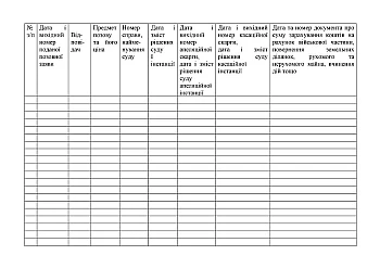 Journal of accounting of claims and other documents submitted to military base | PrintTo: Journal of accounting of claims and other documents submitted to military base на Printto.ua